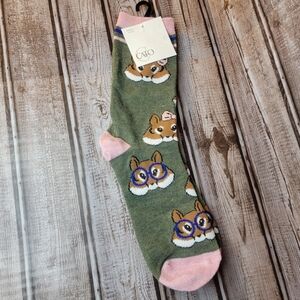 NWT Cato Novelty Socks with Hamster Faces Size 9-11